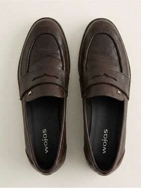 European Leather Penny Loafers